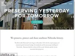 Sites similar to brownvillehistoricalsociety.org