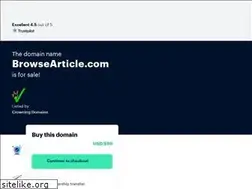 Sites similar to browsearticle.com