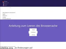 Sites similar to browser-cache-leeren.de