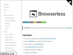 Sites similar to browserless.js.org