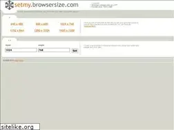 Sites similar to browsersize.com