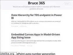 Sites similar to bruce365.com