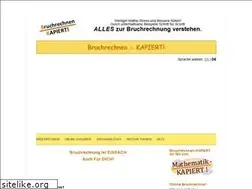 Sites similar to bruchrechnen-kapiert.de