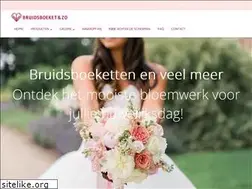 Sites similar to bruidsboeketenzo.nl