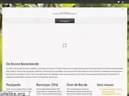 Sites similar to bruinebonenbende.nl