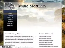 Sites similar to brunemortuary.com