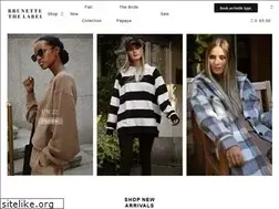 Sites similar to brunettethelabel.com
