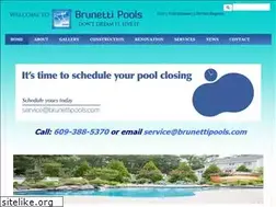 Sites similar to brunettipools.com