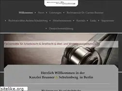 Sites similar to brunner-schulenberg.de
