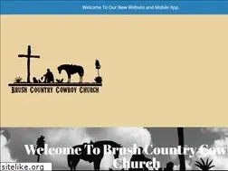 Sites similar to brushcountrycowboychurch.com