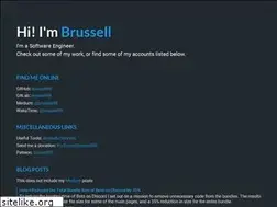 Sites similar to brussell.me