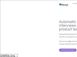Sites similar to brutal.app