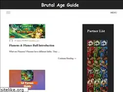 Sites similar to brutalageguide.com
