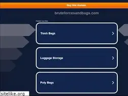 Sites similar to bruteforcesandbags.com