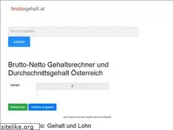 Sites similar to bruttogehalt.at