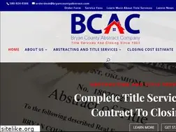 Sites similar to bryancountyabstract.com
