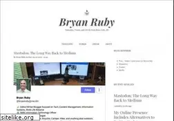 Sites similar to bryanruby.com