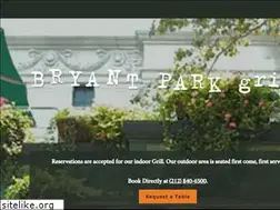 Sites similar to bryantparkgrillnyc.com