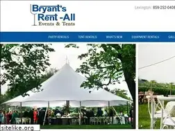 Sites similar to bryantsrentall.com