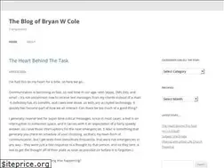 Sites similar to bryanwcole.com