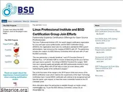 Sites similar to bsdcertification.org