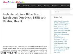 Sites similar to bsebinteredu.in