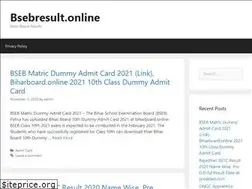 Sites similar to bsebresult.online