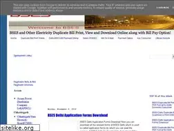 Sites similar to bses-delhi-duplicate-bill.blogspot.com