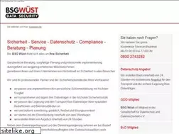 Sites similar to bsgwuest-data-security.de