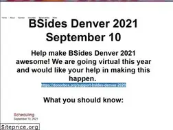 Sites similar to bsidesden.org