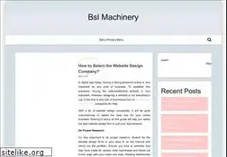Sites similar to bsl-machinery.com