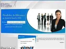 Sites similar to bslplacement.com