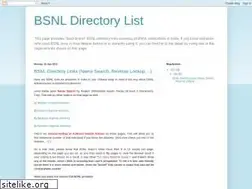 Sites similar to bsnldirectorylist.blogspot.com