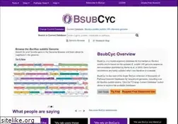 Sites similar to bsubcyc.org