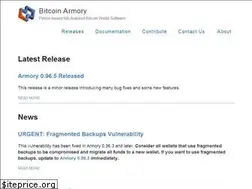 Sites similar to btcarmory.com