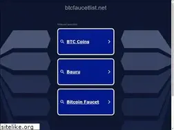Sites similar to btcfaucetlist.net