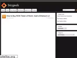 Sites similar to btcgeek.com