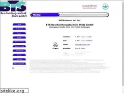 Sites similar to bts-stuetz-gmbh.de