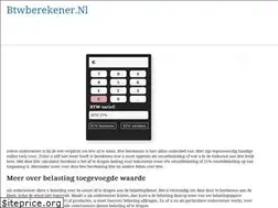 Sites similar to btwberekener.nl