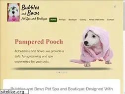 Sites similar to bubblesnbowspetspa.com