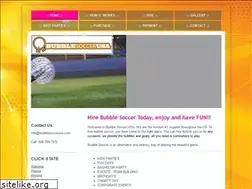 Sites similar to bubblesoccerusa.com