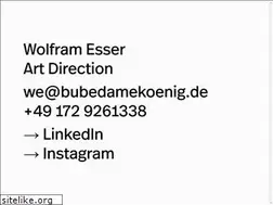 Sites similar to bubedamekoenig.de