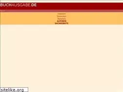 Sites similar to buchausgabe.de