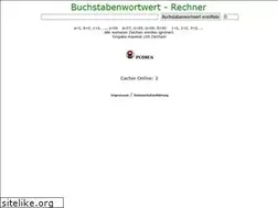 Sites similar to buchstabenwortwert.de