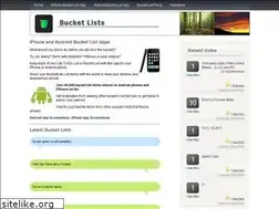 Sites similar to bucket-lists.com