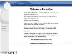 Sites similar to bucketfoot.com