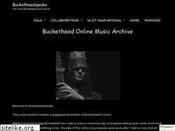 Sites similar to bucketheadopedia.com