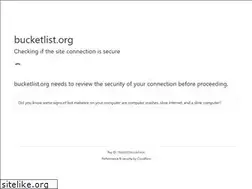 Sites similar to bucketlist.org