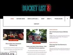Sites similar to bucketlistbars.com