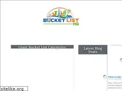Sites similar to bucketlisthq.com